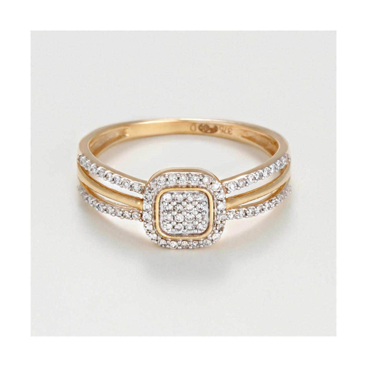 Bague "Amour Pure" Or bicolore et Diamant Bague "Amour Pure" Or bicolore et Diamant