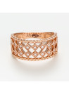 Bague "Amoureuse" Or rose et Diamant