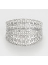 Bague "Amoureux" Or blanc et Diamant