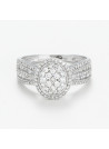 Bague "Ancestrale" Or blanc et Diamants