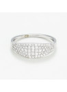Bague "Angélique" Or blanc et Diamant