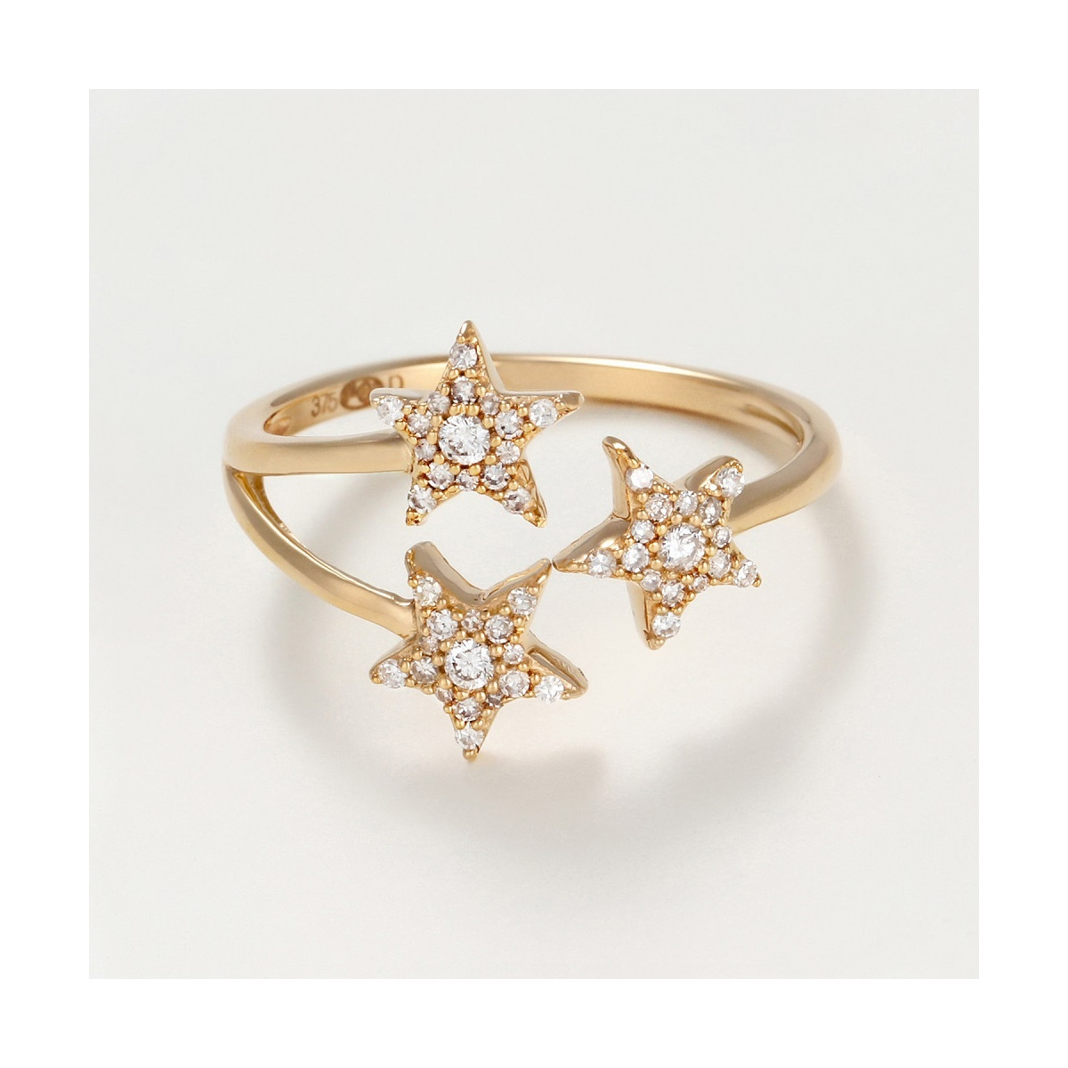 Bague "Aphrodite Majestueuse" Or jaune et Diamants