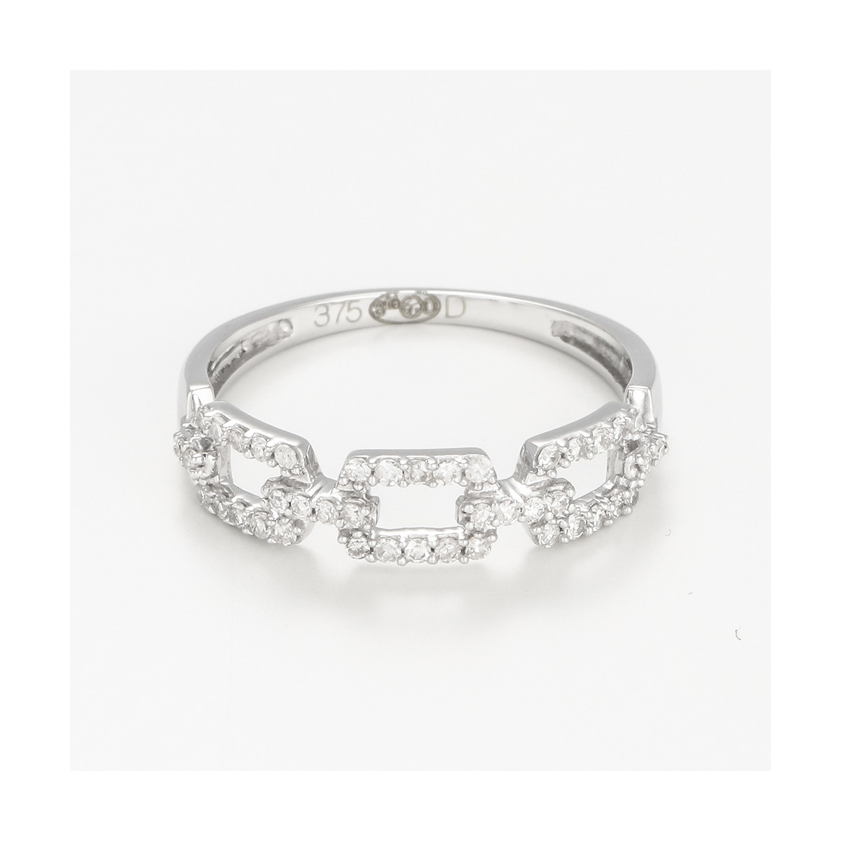 Bague "Apollon Majestueux" Or blanc et Diamant