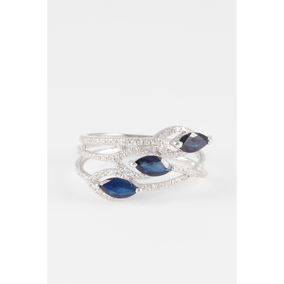 Bague "Apollon Mystique" Or blanc et Diamants