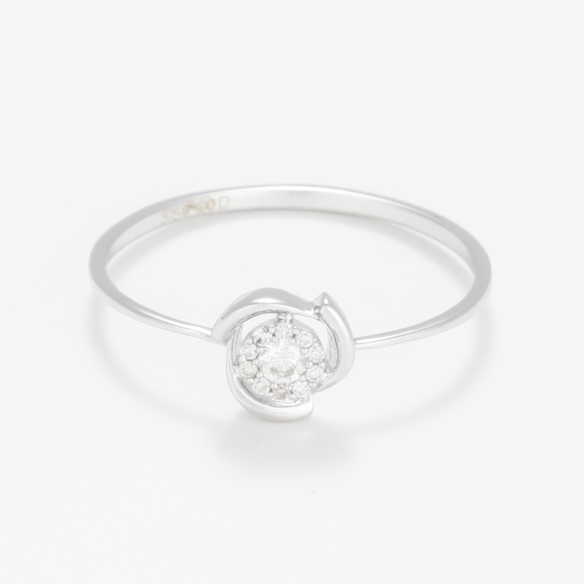 Bague "Appétissante" Or blanc et Diamant