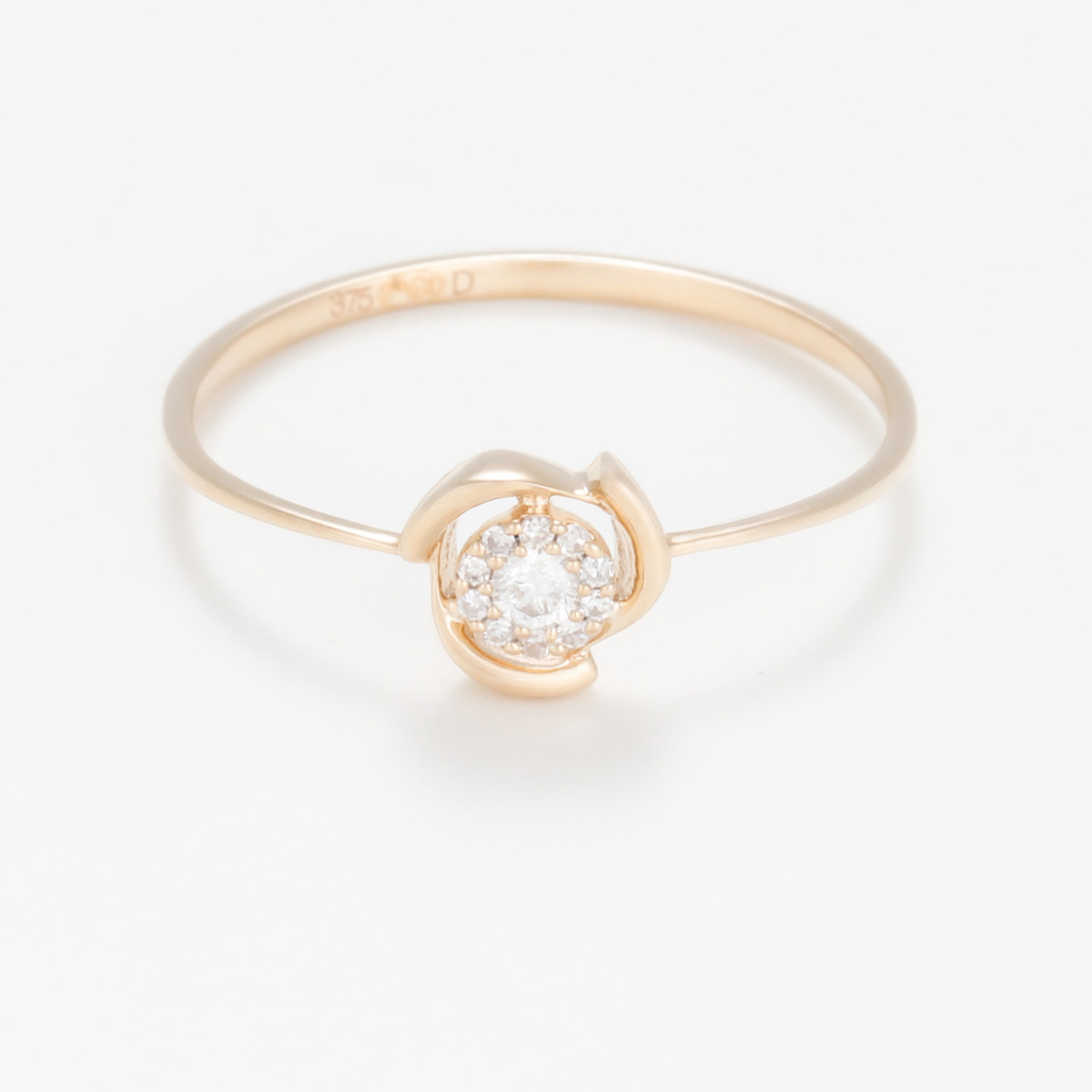 Bague "Appétissante" Or jaune et Diamant