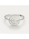 Bague "Apprivoisée" Or blanc et Diamant