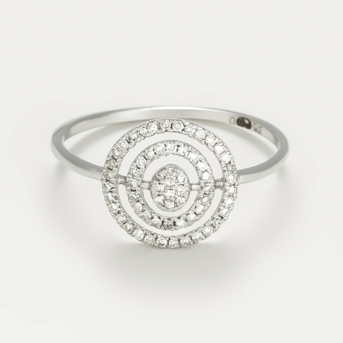 Bague "Apprivoisée" Or blanc et Diamant Bague "Apprivoisée" Or blanc et Diamant