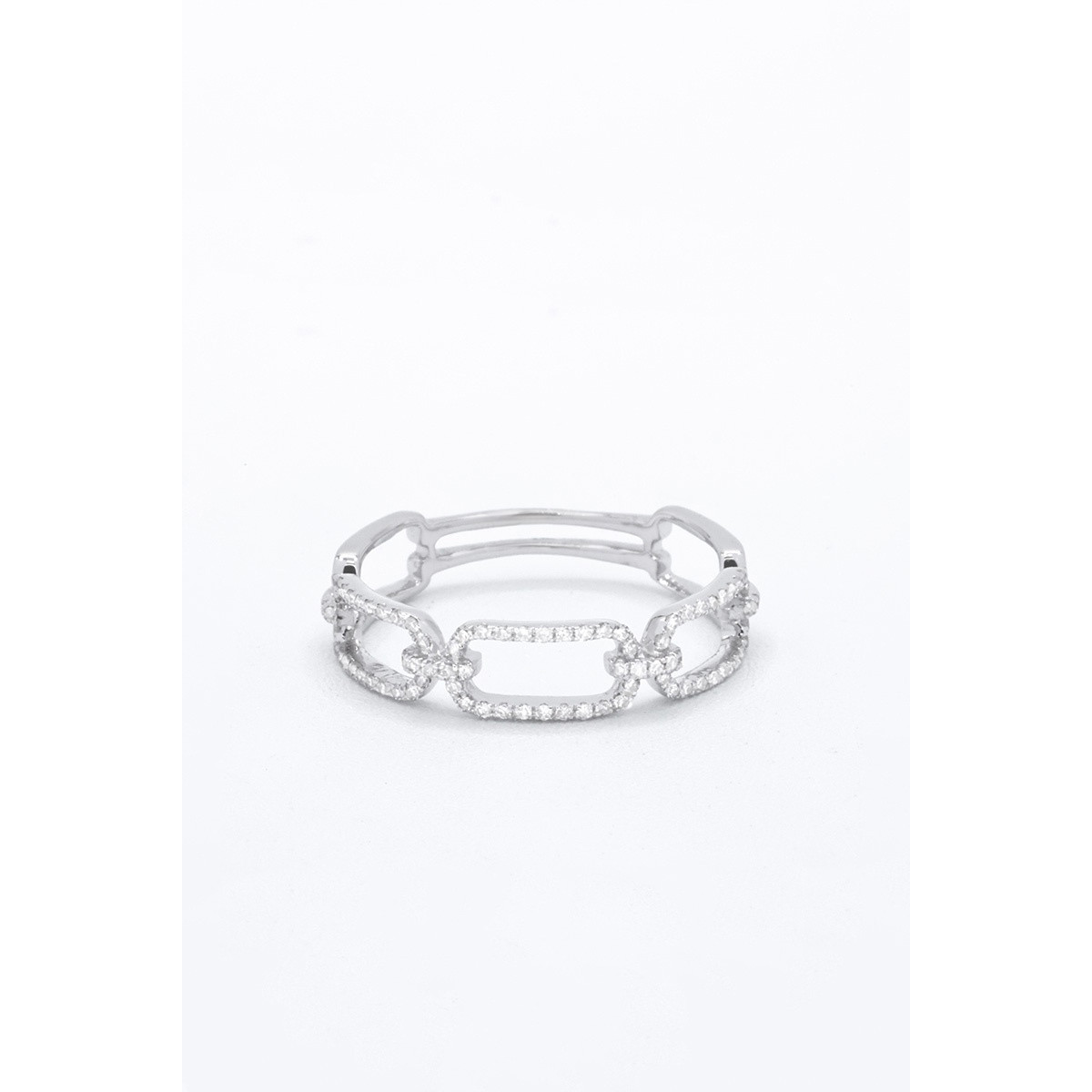 Bague "Ardeur Sacrée" Or blanc et Diamant