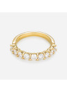 Bague "Assurée" Or jaune et Diamant