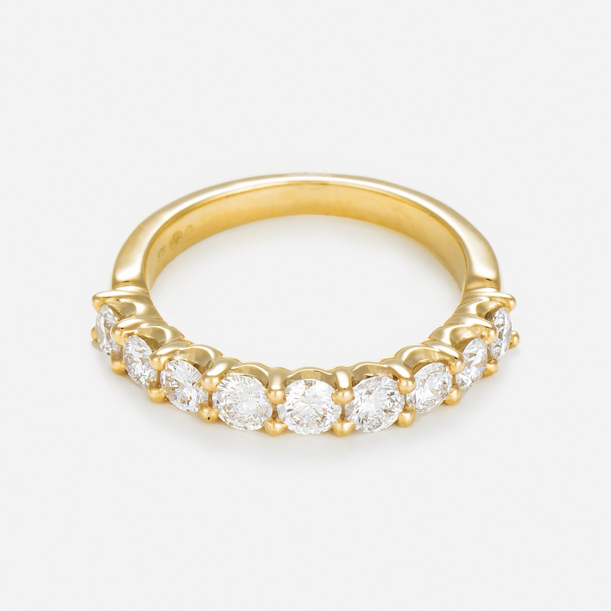 Bague "Assurée" Or jaune et Diamant