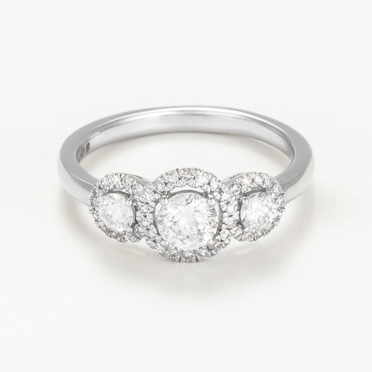 Bague "Athéna Gracieuse" Or blanc et Diamant Bague "Athéna Gracieuse" Or blanc et Diamant