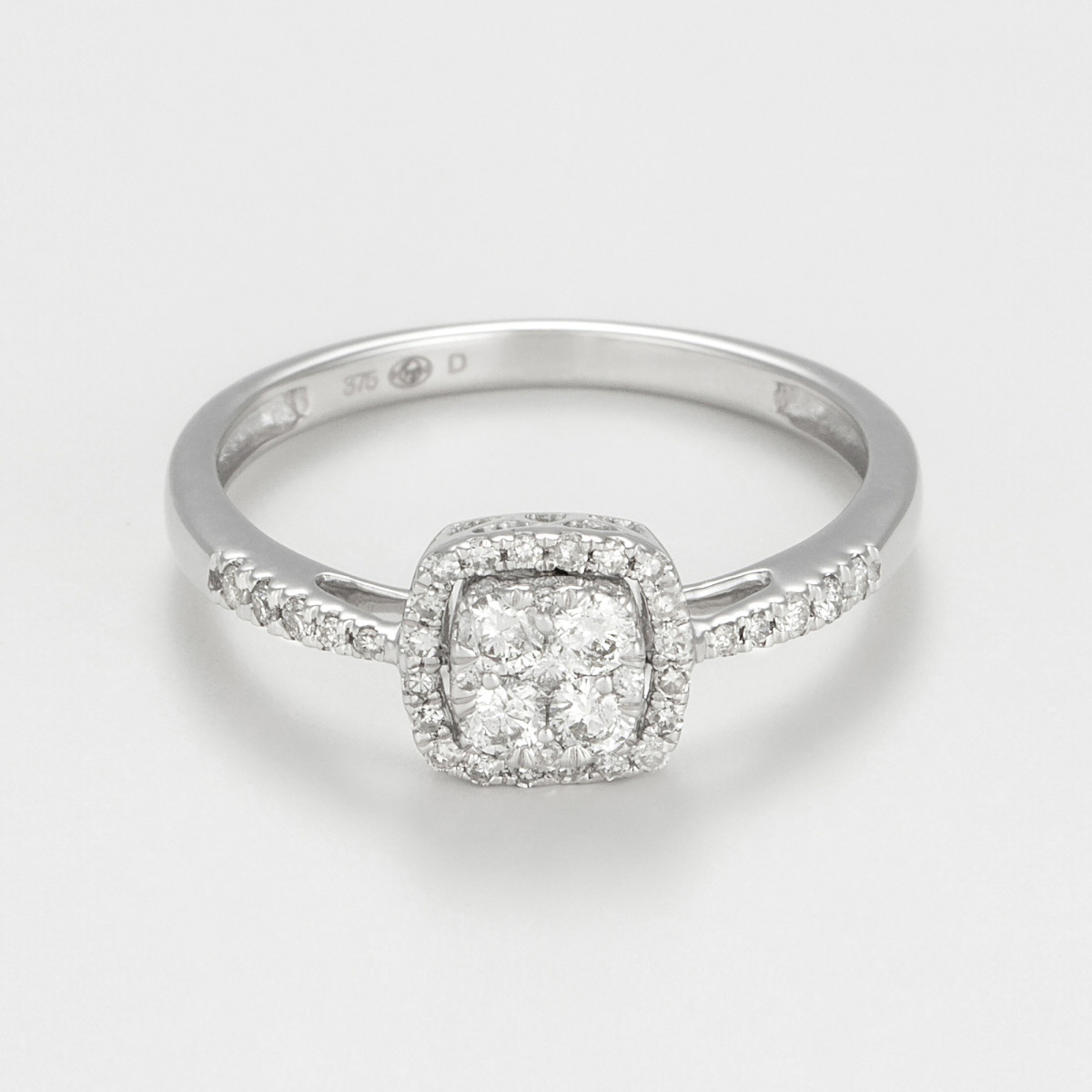 Bague "Athéna Majestueuse" Or blanc et Diamant Bague "Athéna Majestueuse" Or blanc et Diamant