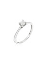 Bague "Attachement Antique" Or blanc et Diamant