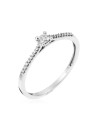 Bague "Attachement Envoûtant" Or blanc et Diamant