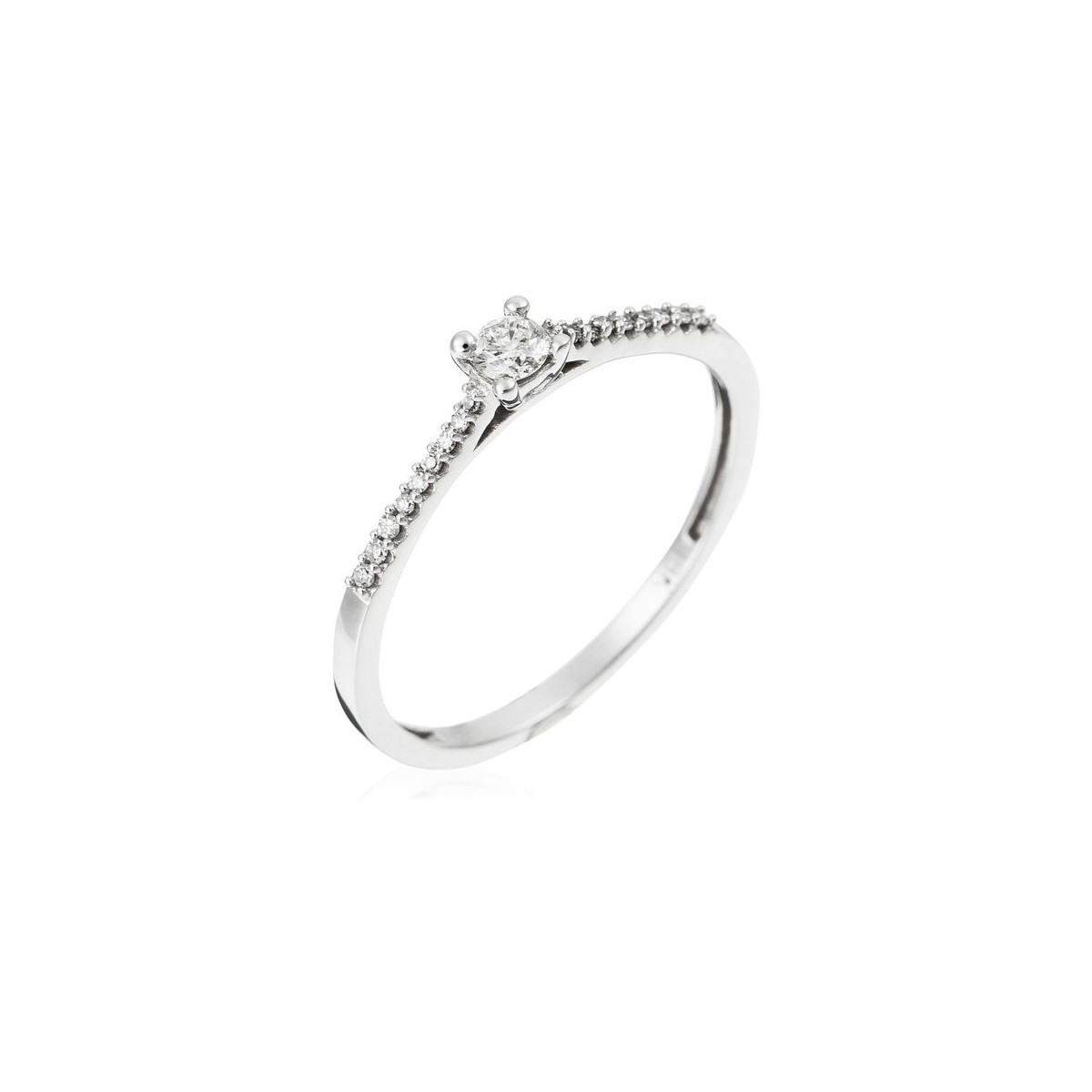 Bague "Attachement Éternel" Or blanc et Diamant Bague "Attachement Éternel" Or blanc et Diamant