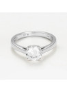 Bague "Attachement Sacré" Or blanc et Diamant