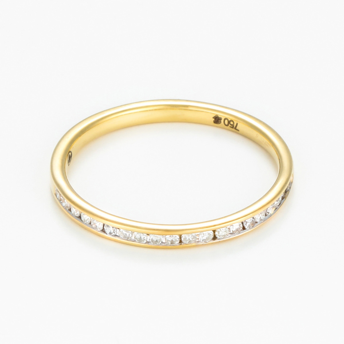 Bague "Automnale" Or jaune et Diamant