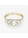Bague "Béguin Enchanté" Or jaune et Diamant