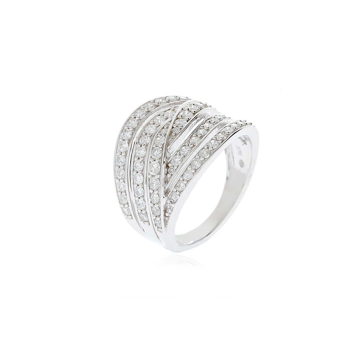 Bague "Béguin Gracieux" Or blanc et Diamant