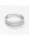 Bague "Béguin Noble" Or blanc et Diamant