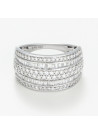 Bague "Bénie" Or blanc et Diamant