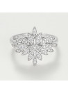 Bague "Bienvenue" Or blanc et Diamant