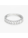 Bague "Brillante" Or blanc et Diamant