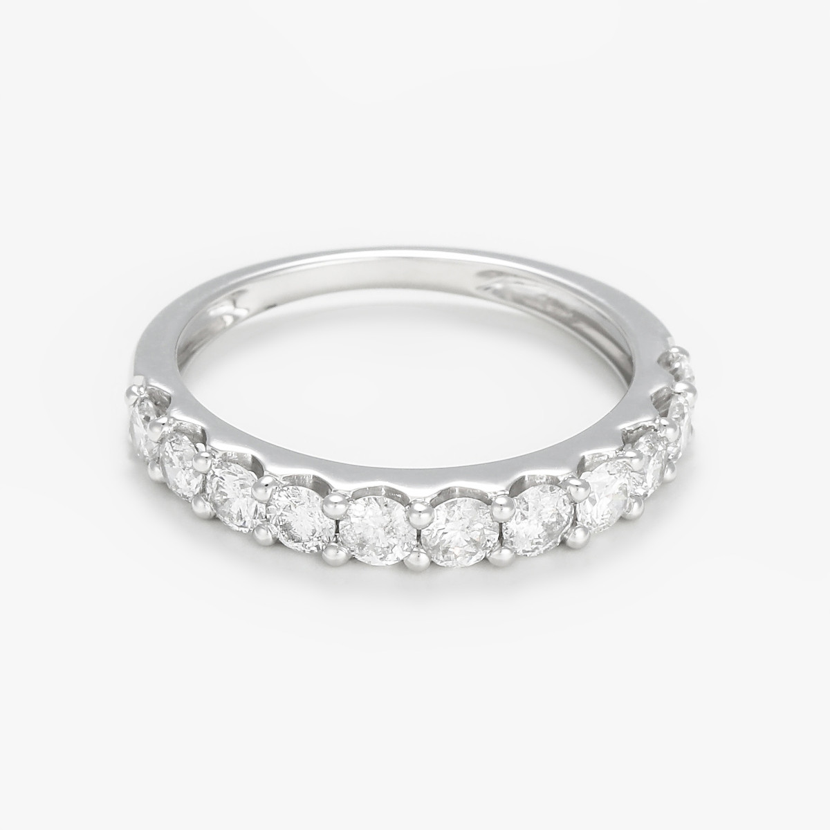 Bague "Brillante" Or blanc et Diamant