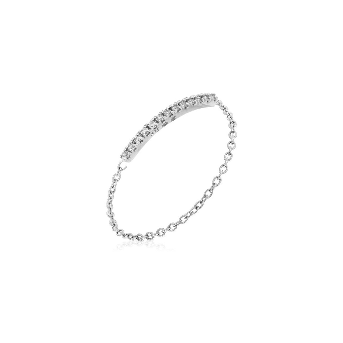 Bague "Bruissante" Or blanc et Diamant Bague "Bruissante" Or blanc et Diamant