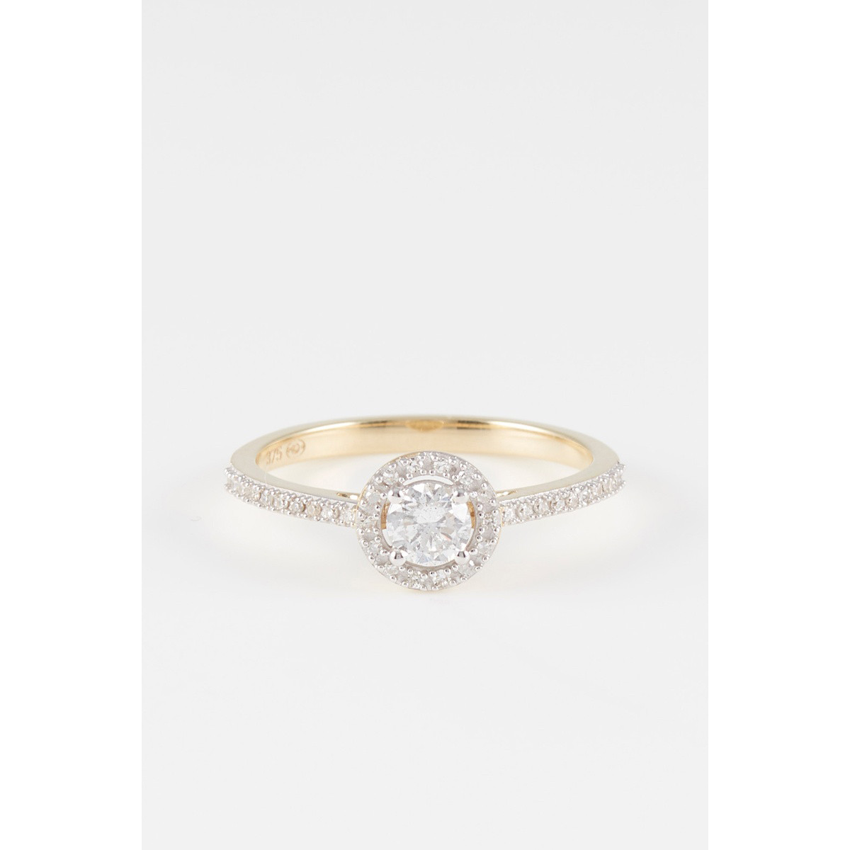 Bague "Caressante" Or jaune et Diamant Bague "Caressante" Or jaune et Diamant