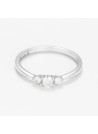 Bague "Chanceuse" Or blanc et Diamant