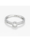 Bague "Charismatique" Or blanc et Diamant