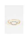 Bague "Charitable" Or jaune et Diamant