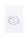 Bague "Charmant" Or blanc et Diamant
