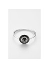Bague "Charmeuse" Or blanc et Diamant