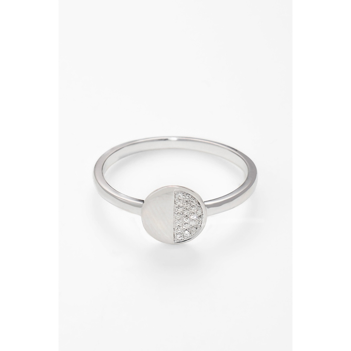 Bague "Chérie" Or blanc et Diamant Bague "Chérie" Or blanc et Diamant
