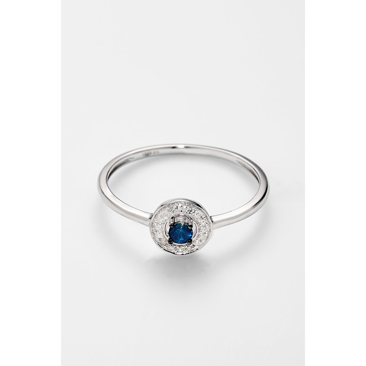 Bague "Chuchotante" Or blanc et Saphir Bague "Chuchotante" Or blanc et Saphir
