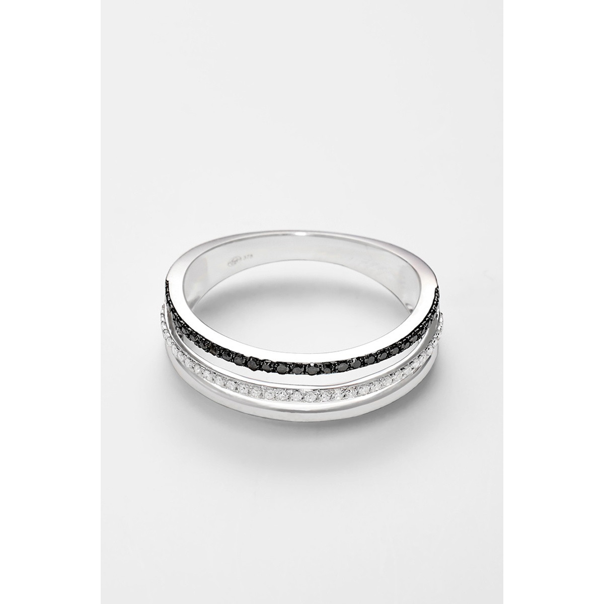 Bague "Colisée Antique" Or blanc et Diamant