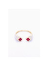 Bague "Colorée" Or jaune et Rubis