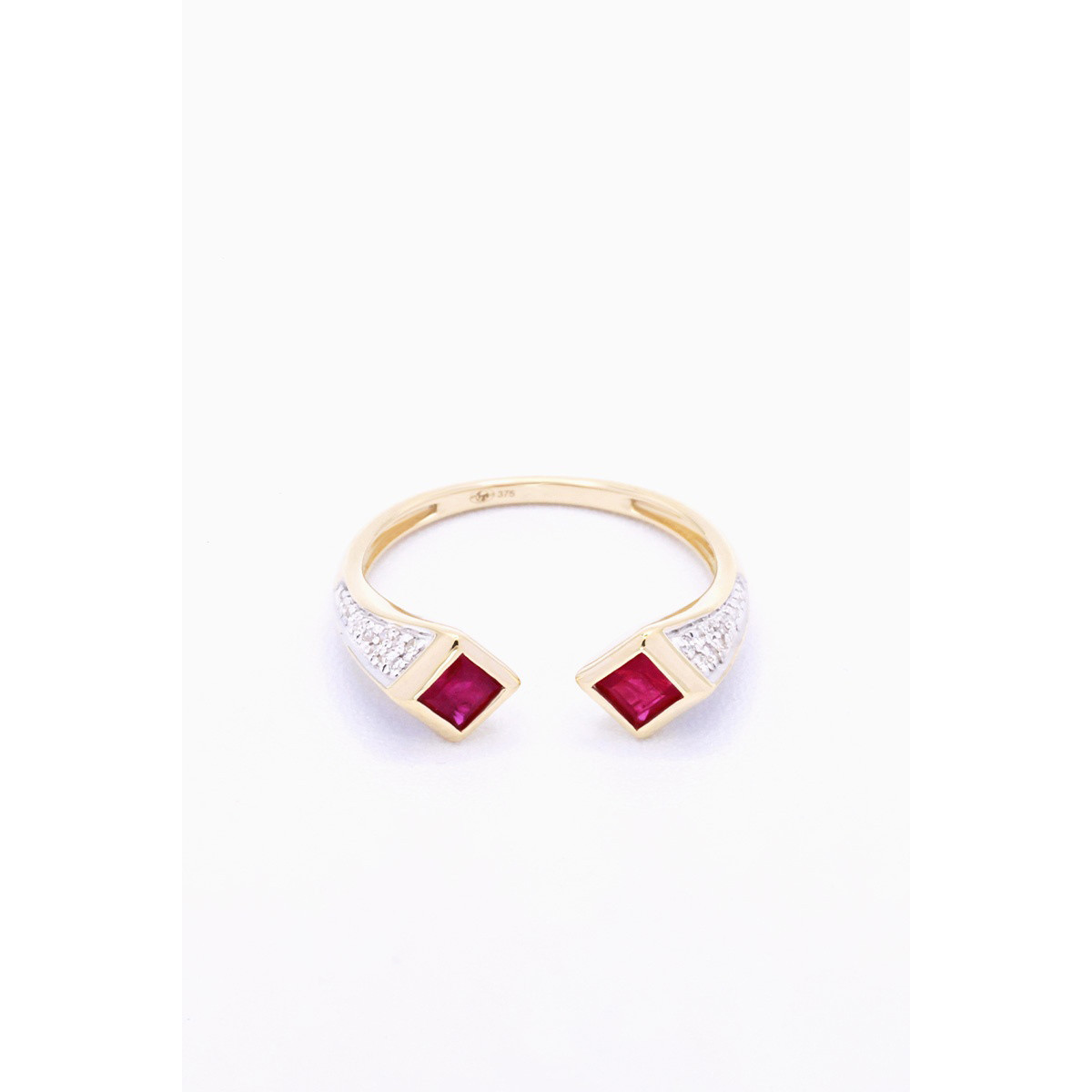 Bague "Colorée" Or jaune et Rubis Bague "Colorée" Or jaune et Rubis