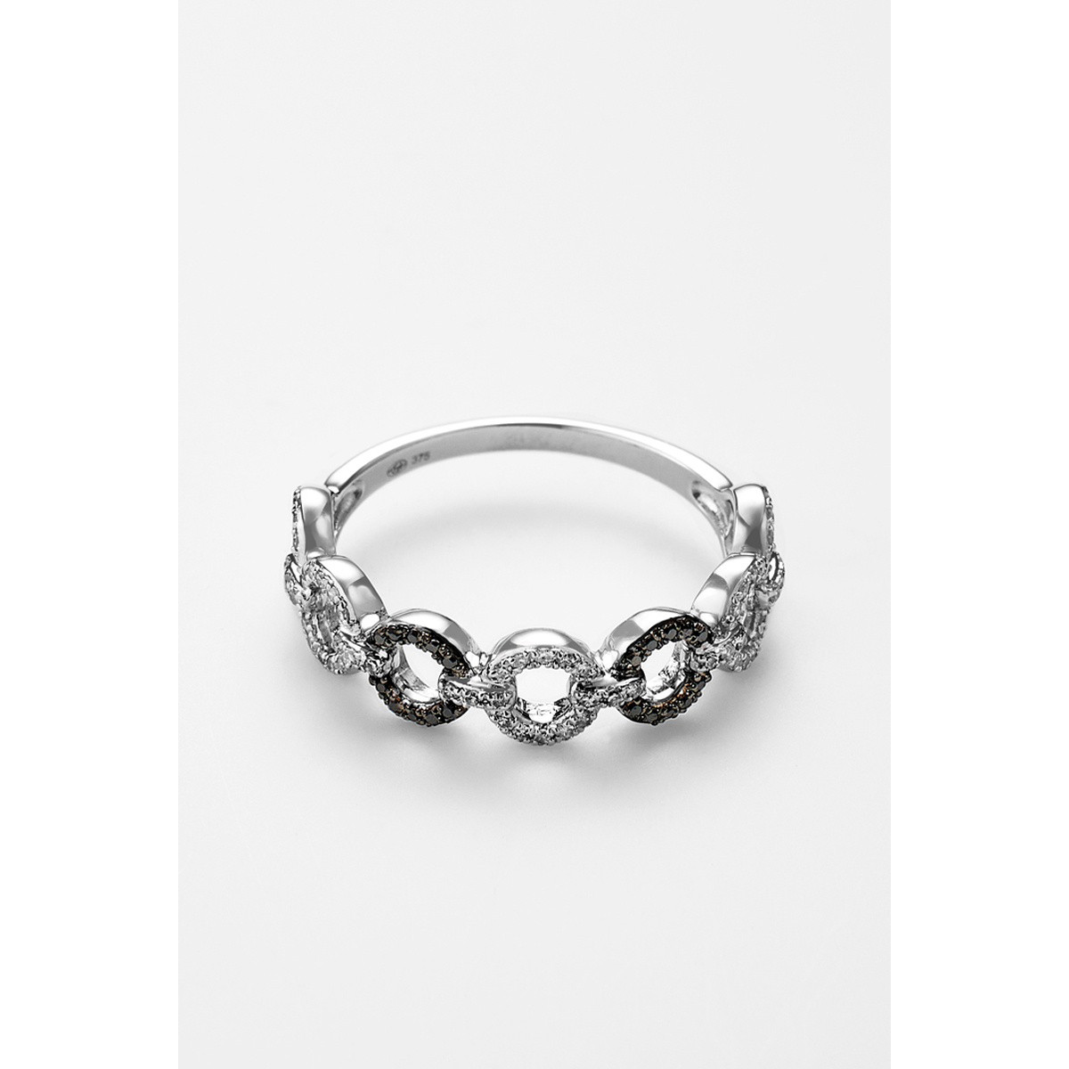Bague "Compatissante" Or blanc et Diamant