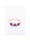 Bague "Conquérante" Or jaune et Rhodolite