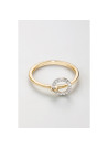 Bague "Constante" Or jaune et Diamant