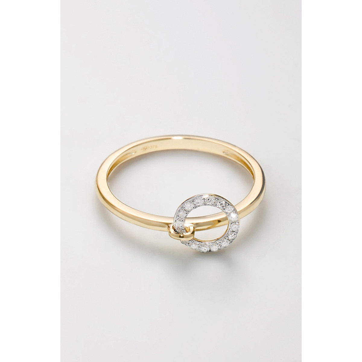 Bague "Constante" Or jaune et Diamant