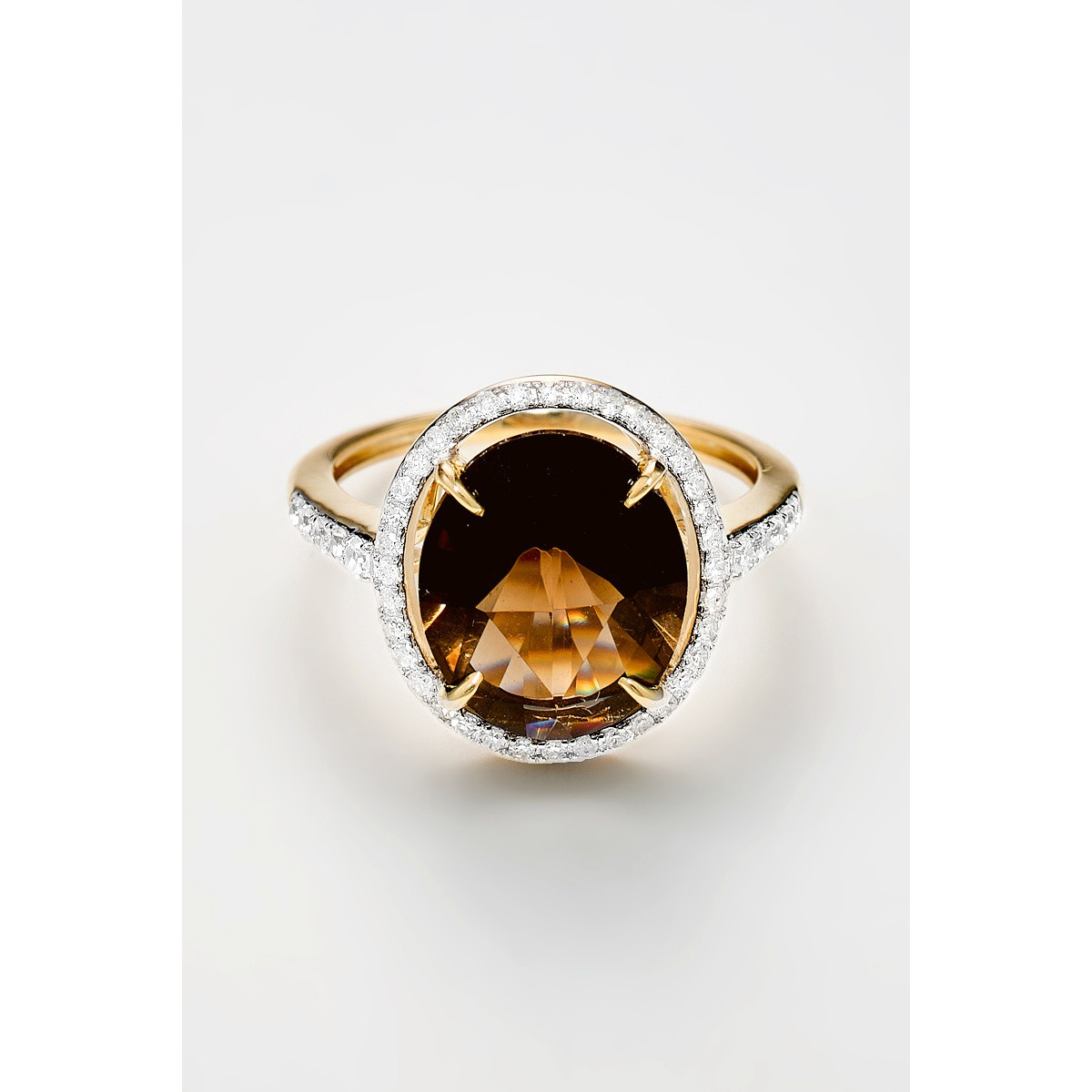 Bague "Coquet" Or jaune et GRENAT