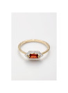 Bague "Coquette" Or jaune et GRENAT