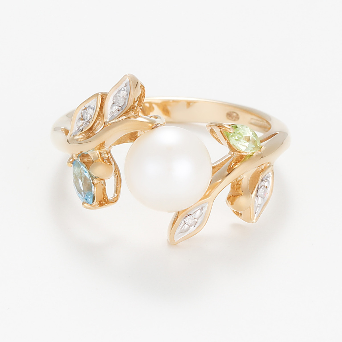 Bague "Déesse Aimée" Or jaune et Perle Bague "Déesse Aimée" Or jaune et Perle