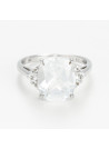 Bague "Délicieuse" Or blanc et Topaze