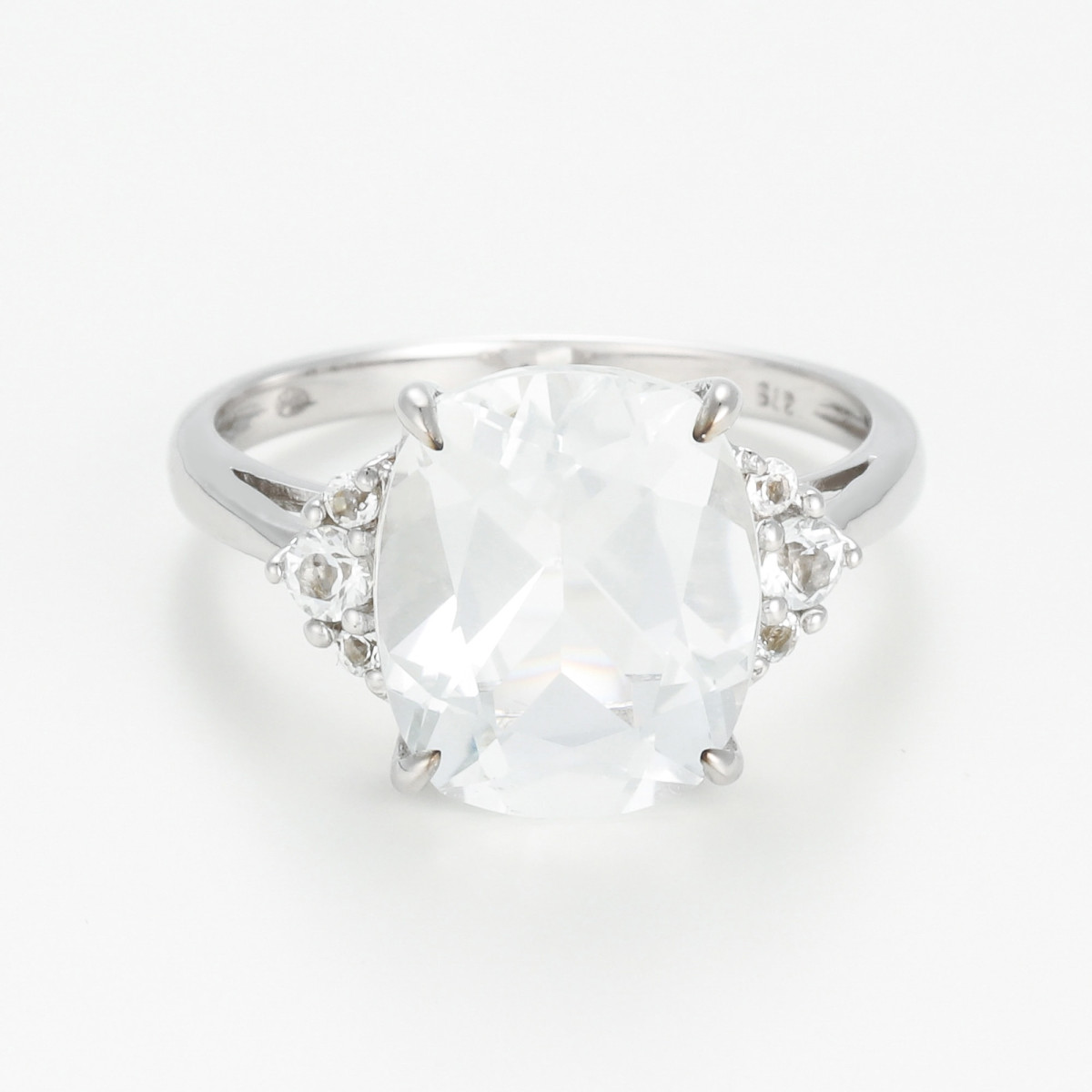 Bague "Délicieuse" Or blanc et Topaze Bague "Délicieuse" Or blanc et Topaze